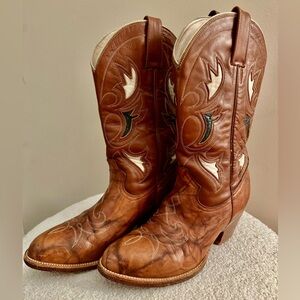 Vintage Rancho Loco Handmade Cowboy Boots 7.5